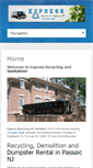 Mobile Screenshot of expressrecyclingandsanitation.com